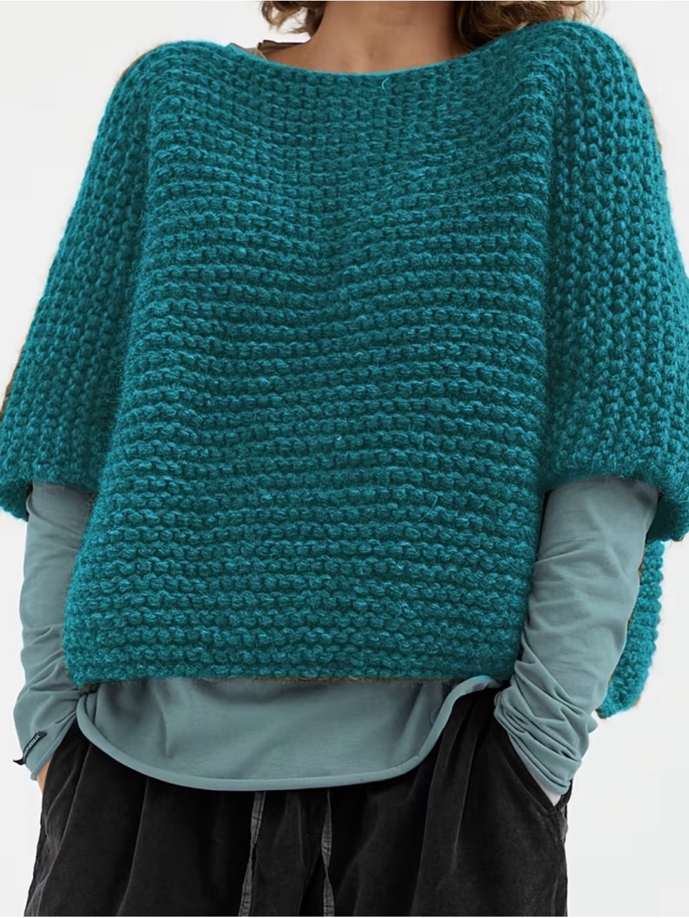 New Dark Cyan Sweater XL